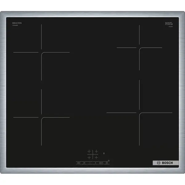BOSCH Bosch PUE64KBB5E Plita cu inductie sticla ceramica, Serie4, 60cm, TouchSelect, QuickStart, Negru