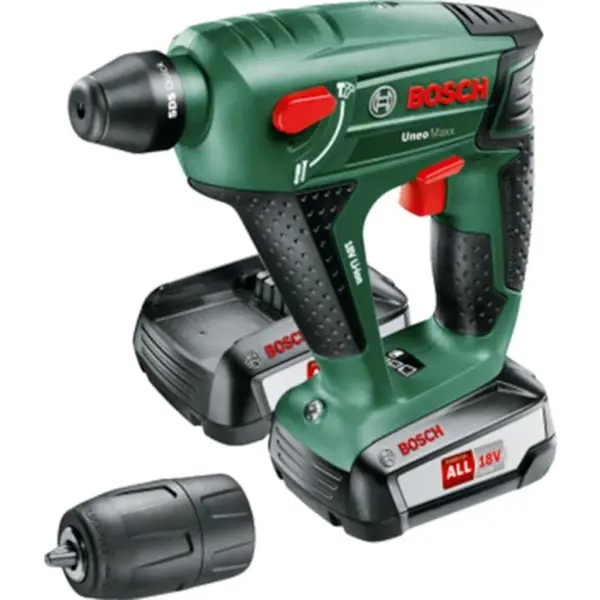 BOSCH Ciocan rotopercutor cu acumulator Bosch Uneo Maxx, 18V, 2.5Ah, 2 acumulator
