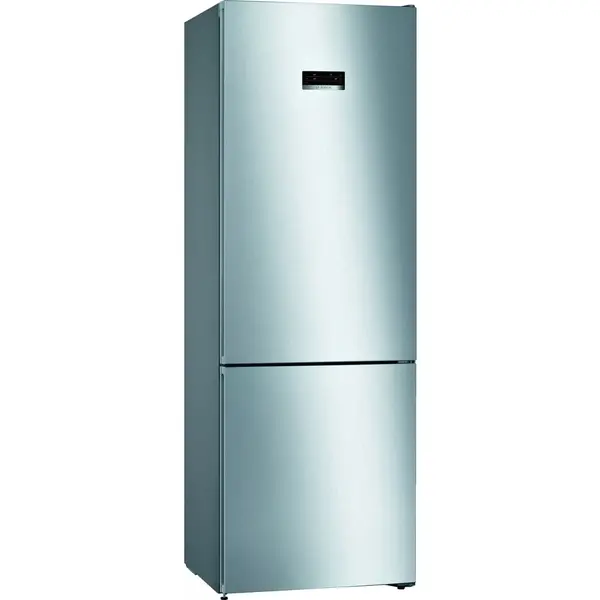 BOSCH Combina frigorifica Bosch KGN49XIEA, 438 l, NoFrost, VitaFresh, Display touch control, Raft sticle, PerfectFit, Clasa E, H 203 cm, Inox antiamprenta