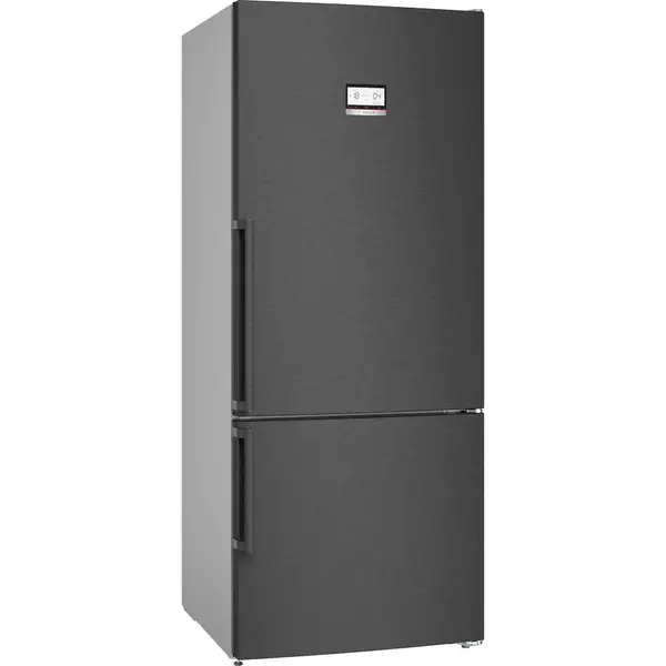 BOSCH Combina frigorifica Bosch KGN76AXDR Series 6, 526L, Clasa D, H 186 cm, dark inox