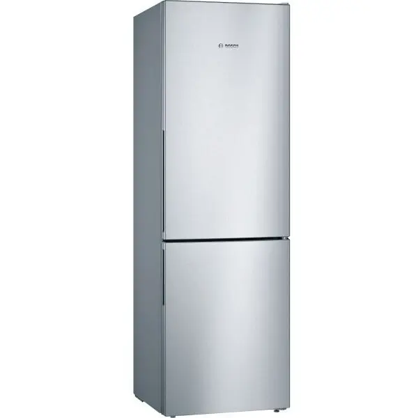 BOSCH Combina frigorifica Bosch KGV36VLEAS, 308L, Clasa E, H 186 cm, Argintiu