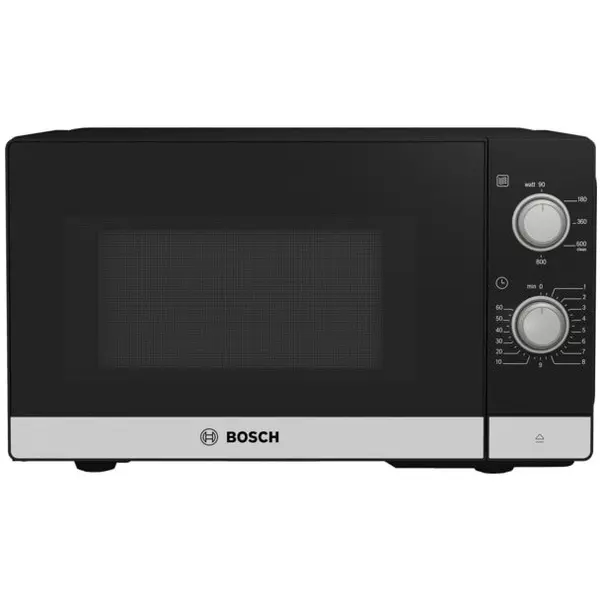 BOSCH Cuptor cu microunde Bosch FFL020MS2, 800W, 20L, Sistem hidrolitic, Iluminare LED, Sticla neagra