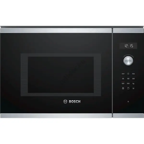 BOSCH Cuptor cu microunde incorporabil BEL554MS0 Seria 6, Bosch, 25L, 900W, Grill, TouchControl, Inox