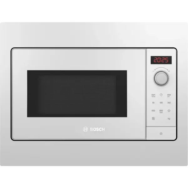 BOSCH Cuptor cu microunde incorporabil Bosch BFL523MW3, 800W, 20L, Alb
