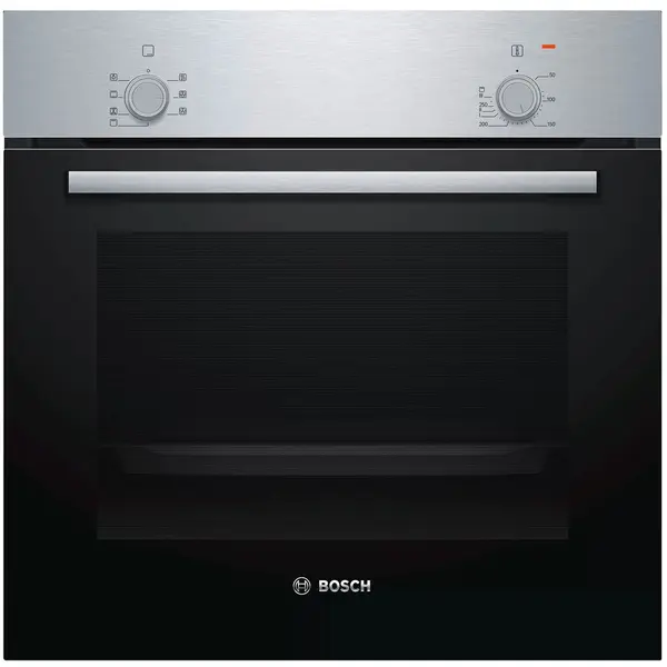 BOSCH Cuptor incorporabil Bosch HBF010BR1S, Electric, 66 l, 5 programe automate, Control Mecanic, Clasa A, Argintiu
