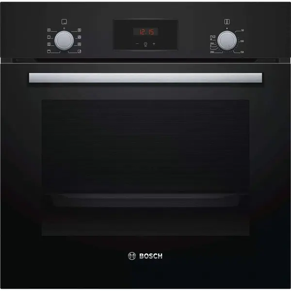 BOSCH Cuptor incorporabil Bosch HBF153BB0, Clasa A, Capacitate 66 l, Electric, 5 functii, Grill, Timer, EcoClean, Negru