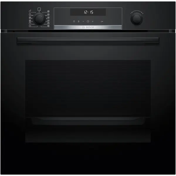 BOSCH Cuptor incorporabil Bosch HBG578EB7, 71 L, Electric, Multifunctional, Grill, Soft close, Home Connect, Suport telescopic, Air Fry, 9 functii, AutoPilot30, Autocuratare pirolitica, 3D Hotair, Clasa A+, Negru