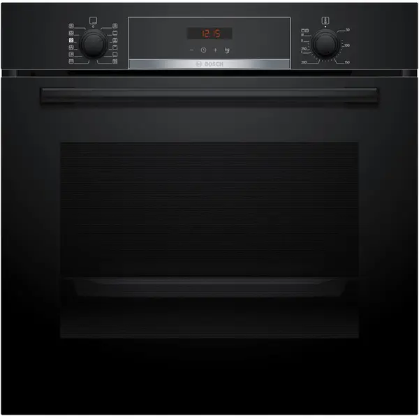 BOSCH Cuptor incorporabil Bosch HQA574BB3, 71 L, Electric, Multifunctional, Added Steam, 8 functii, AutoPilot10, Autocuratare pirolitica + hidrolitica, 3D Hotair, Clasa A+, Negru