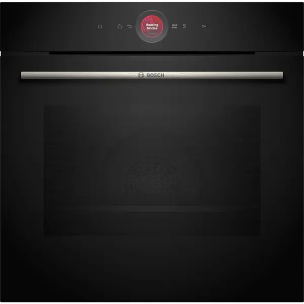 BOSCH Cuptor incorporabil Bosch Seria 8 HBG732BB1, 71 l, Grill, Autocuratare EcoClean Direct, Touch control, 11 functii incalzire, Termometru carne, AirFry, SoftClose, Home Connect, 3D Hotair, Clasa A+, Negru