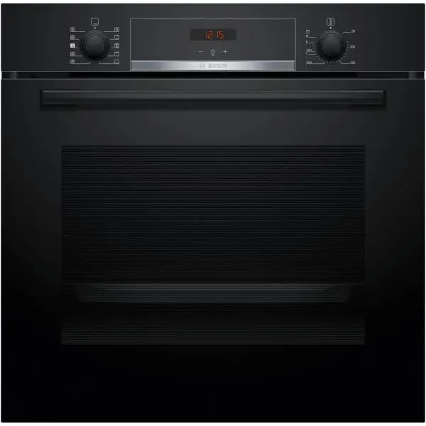 BOSCH Cuptor incorporabil multifunctional cu optiune de aburi BOSCH Seria 4 HQA534EB3, 60x60cm, Negru