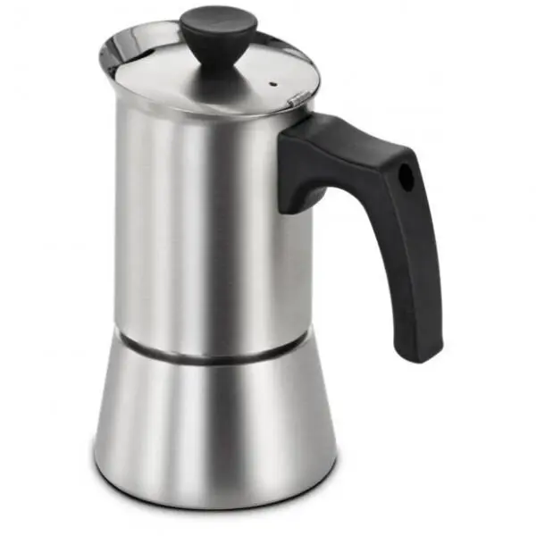 BOSCH Espressor BOSCH Pro Induction HEZ9ES100 - 17005725, Calitate Inalta, Otel inoxidabil, 200ml (4 cesti), D9cm, H18cm, Greutate 700g, Pentru plite cu inductie BOSCH, Maner ergonomic si insulat termic