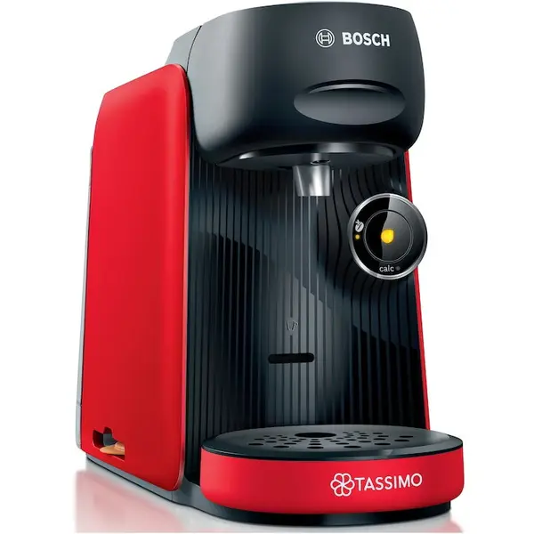 BOSCH Espressor Bosch Tassimo Finesse TAS16B3, 1400 W, 3.3 bar, 0.7 l, autocuratare si decalcifiere, capsule, rosu
