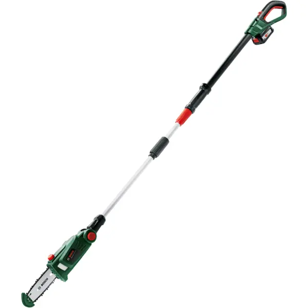 BOSCH Fierastrau (drujba) telescopic cu lant pe acumulator Bosch UniversalChainPole 06008B3100, 18 V acumulator Litiu-Ion, 200 mm lungime lant, incarcator