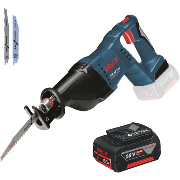 BOSCH Fierastrau sabie cu acumulator Bosch Professional GSA 18 V-Li, L-Boxx