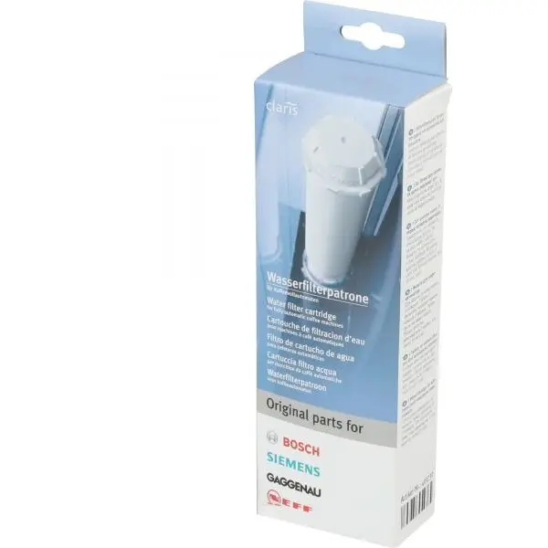 BOSCH Filtru de apa BOSCH by Aquis Wasser-Luft-Systeme Claris TCZ6003 - 00461732, Pentru espressoare automate, Instalare cu infiletare, Previne depunerea calcarului, inlocuire o data la 2 luni sau 50L