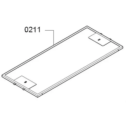 BOSCH Filtru pentru grasime din otel inoxidabil BOSCH 11063246