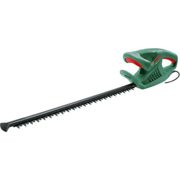 BOSCH Foarfeca electrica pentru tuns gard viu Bosch EasyHedgeCut 5, putere 450 W, 55 cm lungime cutit, 16 mm distanta intre dinti, 3400 curse/min, capac acoperire cutit
