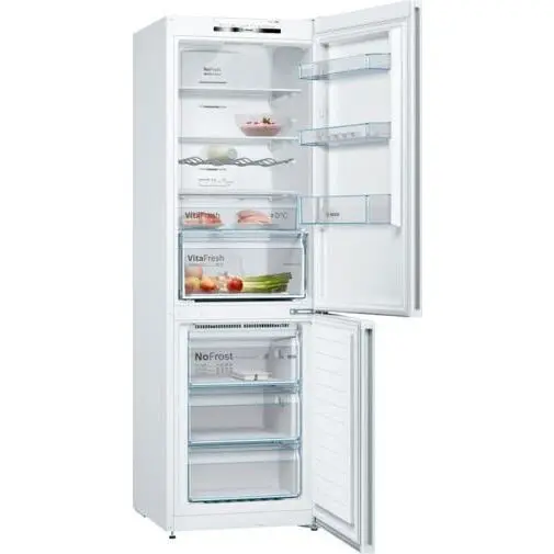 BOSCH Frigider Bosch Seria 4 KGN36VWED, Alb, Capacitate totala neta 326 litri, Capacitate neta a frigid, Capacitate neta a congelatorului 89 erului 237 l