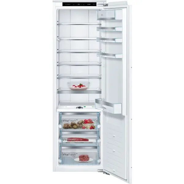 BOSCH Frigider incorporabil cu o usa Bosch KIF81PFE0, 289L, Clasa E, H 177 cm, Argintiu