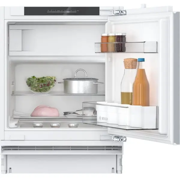 BOSCH Frigider incorporabil cu o usa Bosch KUL22VFD0, 110 l, Clasa D, Usa reversibila, Iluminare LED, H 82 cm, Alb