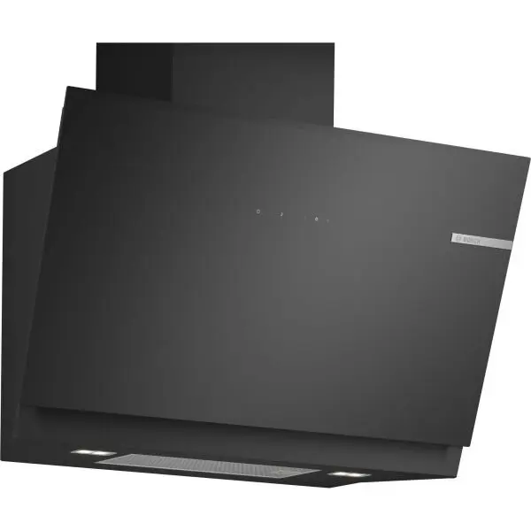 BOSCH Hota decorativa Bosch Seria 6 DWK81AN60, 80cm, Capacitate maxima absorbtie Peste 750 m3/h, Negru