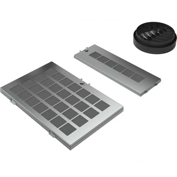 BOSCH Kit recirculare BOSCH Long Life DWZ0AF0R0 - 17000785, Include 2 filtre de carbon activ cu functie de regenerare (11019166) si difusser pentru montaj in mod de recirculare