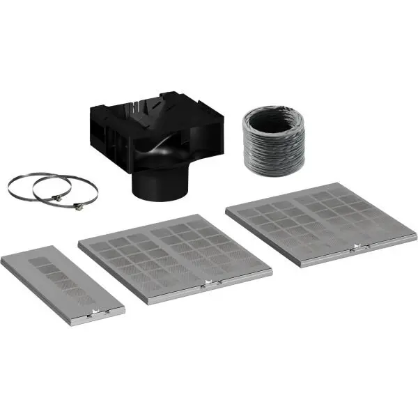 BOSCH Kit recirculare BOSCH Long Life DWZ1BK1S1 - 17008122, Durata de viata a filtrelor 10 ani, Filtrele se regenereaza o data la 4 luni in cuptor la 200°C timp de 2 ore