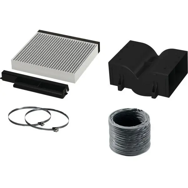 BOSCH Kit recirculare hota BOSCH CleanAir Standard, Filtru carbune activ, Diametru 150 mm