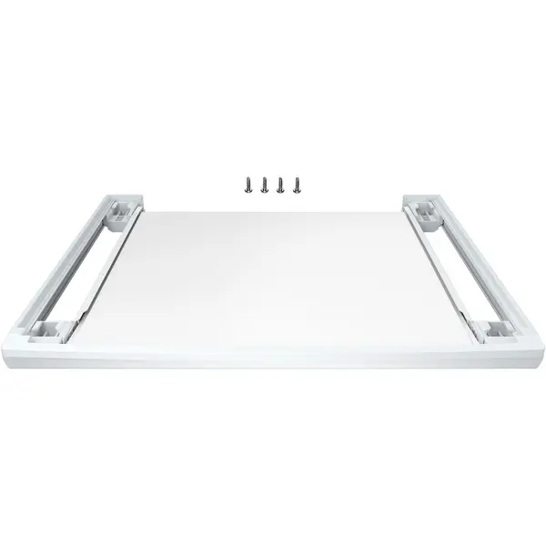 BOSCH Kit suprapunere cu raft telescopic Bosch WTZ2800 - 17009006, Plastic rezistent, Alb