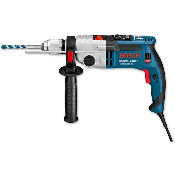 BOSCH Masina de gaurit cu percutie Bosch GSB 21-2 RCT, putere 1300 W, 3000 RPM, mandrina 13 mm