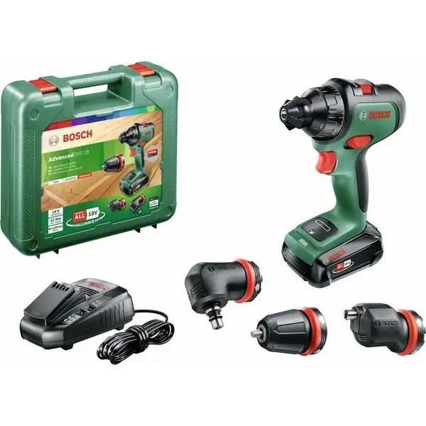 BOSCH Masina de gaurit sau insurubat cu percutie si acumulator BOSCH Advanced Impact 18, 18 V, 36 Nm, 2.5 Ah, 3,90 kg, 1500 rot/min