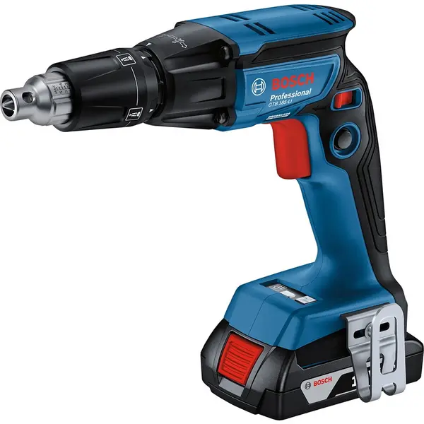 BOSCH Masina de gaurit si insurubat (bormasina) BOSCH Professional GTB 185-LI, 4500rpm, mandrina HEX 1/4, 32nm, 2Ah