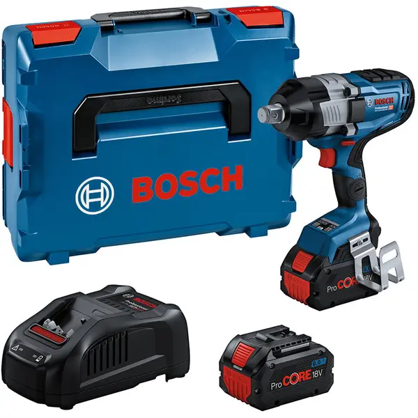 BOSCH Masina de insurubat BOSCH GDS 18V-1600 HC, cu impact cu 2 acumulatori 18V 5.0Ah