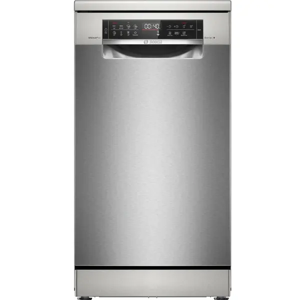 BOSCH Masina de palat vase Bosch Serie 6 SPS6EMI21E, 10 seturi 8 programe, clasa B, Inox