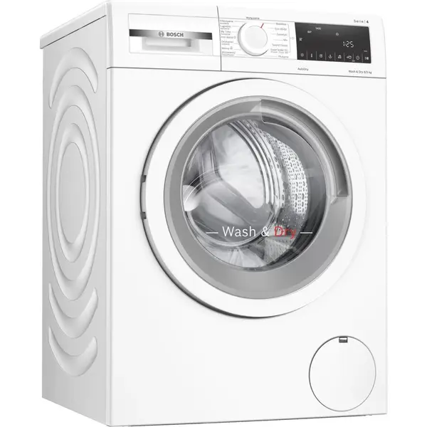 BOSCH Masina de spalat cu uscator Bosch WNA13401PL, spalare 8 kg, uscare 5 kg, 1400 rpm, clasa E, 14 programe, Alb