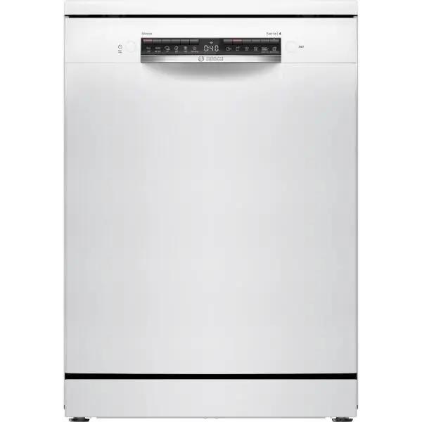 BOSCH Masina de spalat vase Bosch SMS4HTW16E, 13 seturi, 6 programe, Home Connect, ExtraDry, Hygiene Plus, EcoSilence Drive, DosageAssist, Clasa C, 60 cm, Alb.