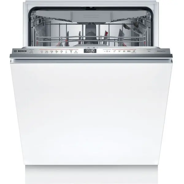 BOSCH Masina de spalat vase incorporabila Bosch seria 6 SMD6ECX12E, Clasa A, HomeConnect, ExtraDry, Sertar MaxFlex, 14 seturi, 60 cm, 6 programe, Alb