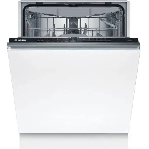 BOSCH Masina de spalat vase incorporabila Bosch SMV2HVX02E, 14 seturi, 5 programe, ExtraDry, Sistem Rackmatic, InfoLight, EcoSilence Drive, Tab-count, Home Connect, 60 cm, Clasa D, Alb