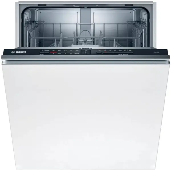 BOSCH Masina de spalat vase incorporabila Bosch SMV2ITX18E, 12 seturi, 5 programe, Clasa E, Home Connect, ExtraDry, Easy Start, 60 cm, Alb