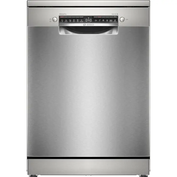 BOSCH Masina de spalat vase independenta BOSCH SMS4EVI08E, 14 seturi, 6 programe, Clasa B, HomeConnect, WiFi, EcoSilence Drive Inox anti-amprenta