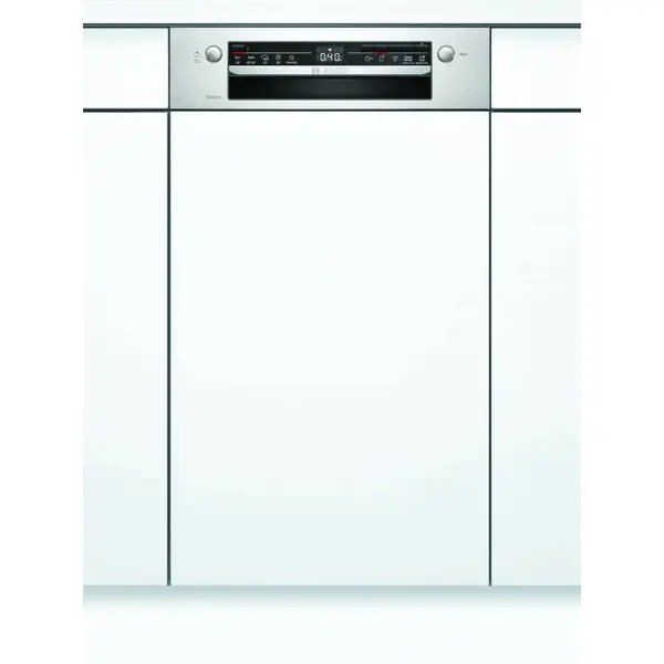BOSCH Masina de spalat vase integrata partial Bosch SPI2IKS10E, 45cm, 9 seturi, Alb-Argintiu