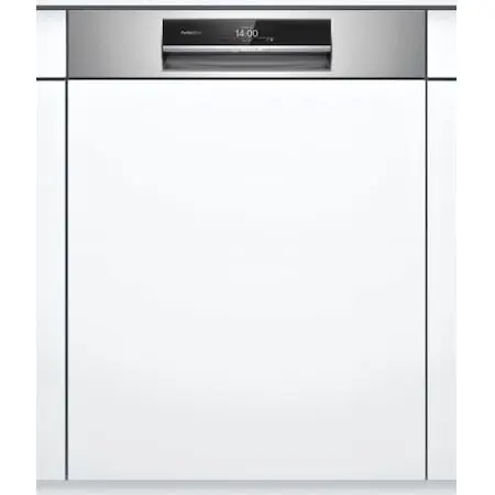 BOSCH Masina de spalat vase semi-incorporabila Bosch SMI8YCS03E, 14 seturi, 8 programe, Clasa B, PerfectDry, Program inteligent, HomeConnect, 60 cm