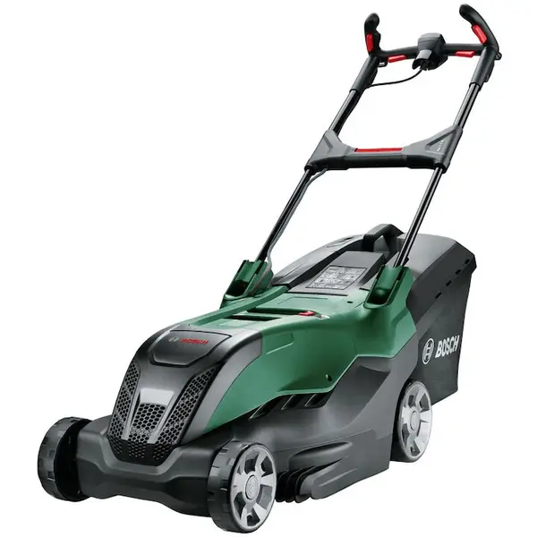 BOSCH Masina de tuns gazon/iarba electrica Bosch AdvancedRotak 44-750, putere 1800 W, latime taiere 44 cm, 7 trepte de taiere, inaltime taiere 25 - 80 mm, sac colectare 50 l