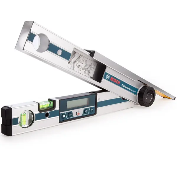 BOSCH Nivela electronica pentru unghiuri (goniometru) Bosch GAM 220 MF, 0601076600, brat prelungitor, Argintiu