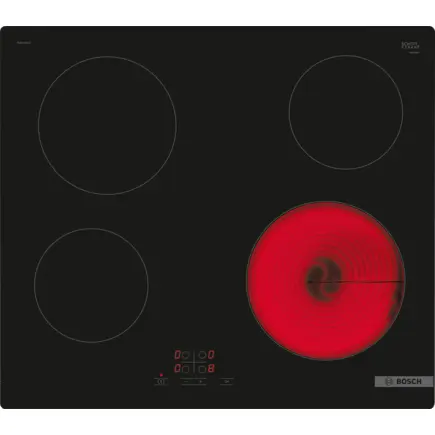 BOSCH Plita Bosch Serie 6 PKE611FP2E, incorporabila cu inductie, 60cm, Negru