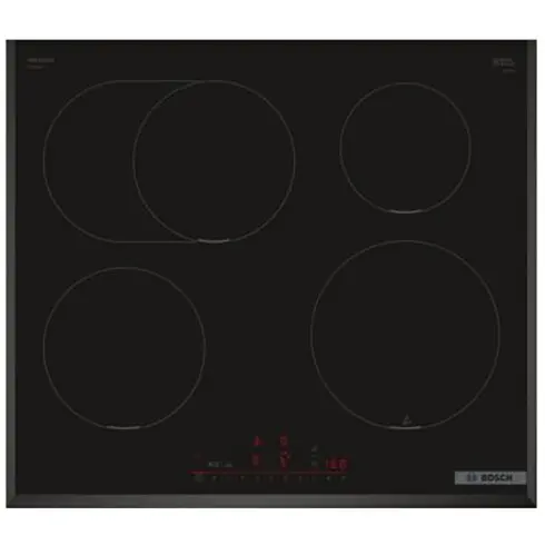 BOSCH Plita cu inductie, BOSCH, PIF651HC1E Serie 6, 4 zone de gatit, DirectSelect, PerfectFry Plus, ReStart, QuickStart, 60 cm, Negru