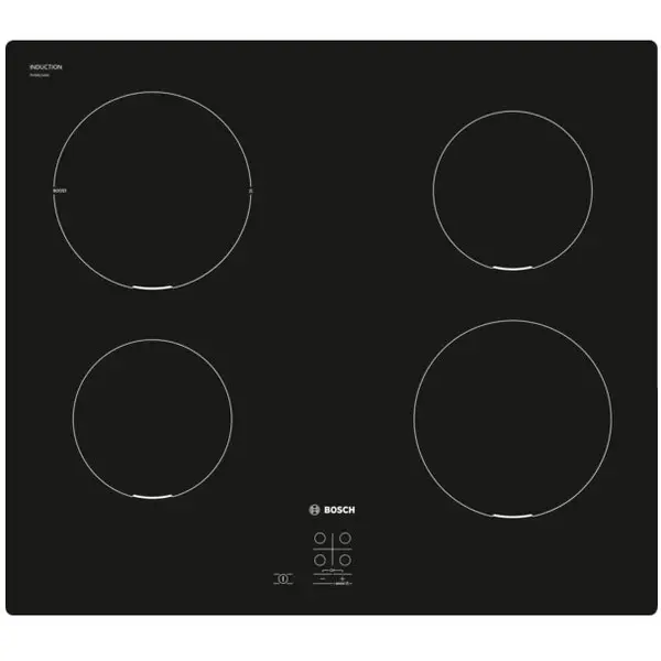 BOSCH Plita incorporabila Bosch PUG611AA5E, Inductie, 4 zone de gatit, PowerBoost, TouchSelect, 60 cm, Negru