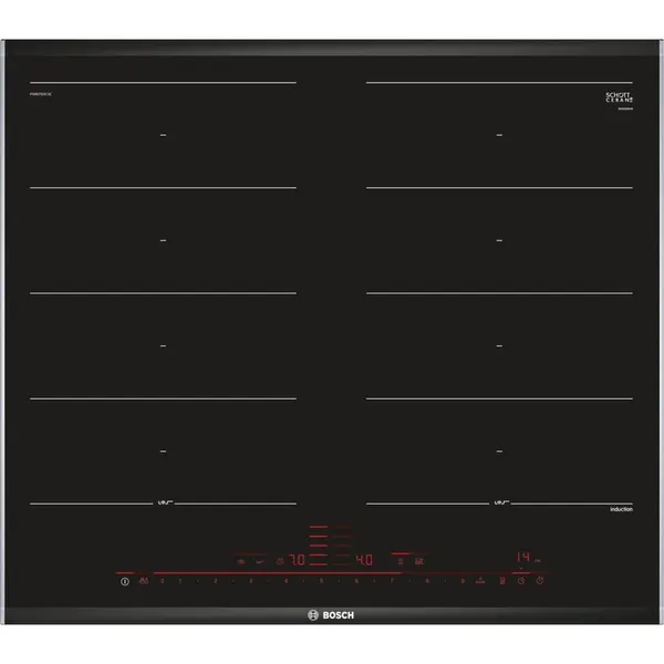 BOSCH Plita incorporabila Bosch PXX675DC1E, Inductie, 4 zone de gatit, Control Touch, PowerBoost, Negru