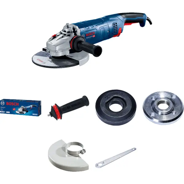 BOSCH Polizor unghiular Bosch Professional 06018C3300, 2400 W, 6500 RPM, 230 mm diametru disc, Albastru