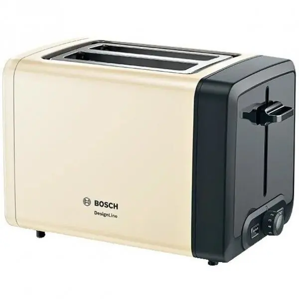 BOSCH Prajitor de paine Bosch DesignLine TAT4P427, 2 felii, 970W, bej